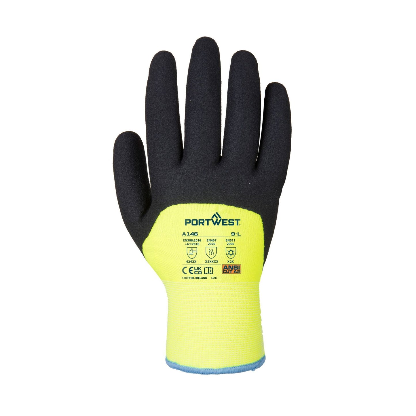 Portwest Handschoenen A146 geel(YE)