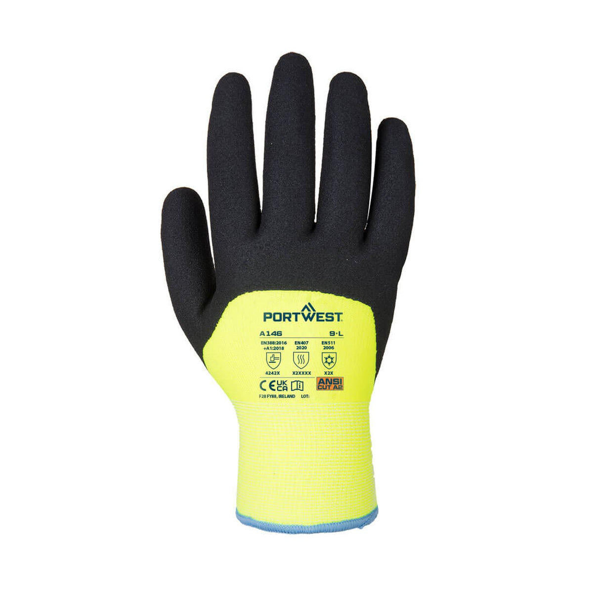 Portwest Handschoenen A146 geel(YE)