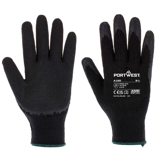 Portwest Handschoenen A150 zwart(K8)