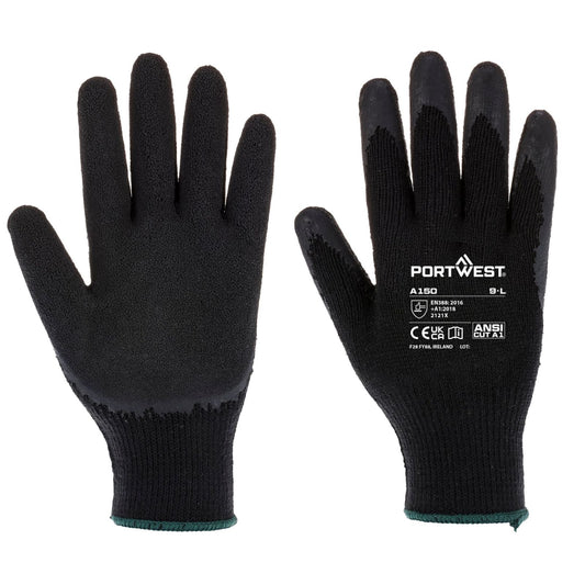 Portwest Handschoenen A150 zwart(K8)