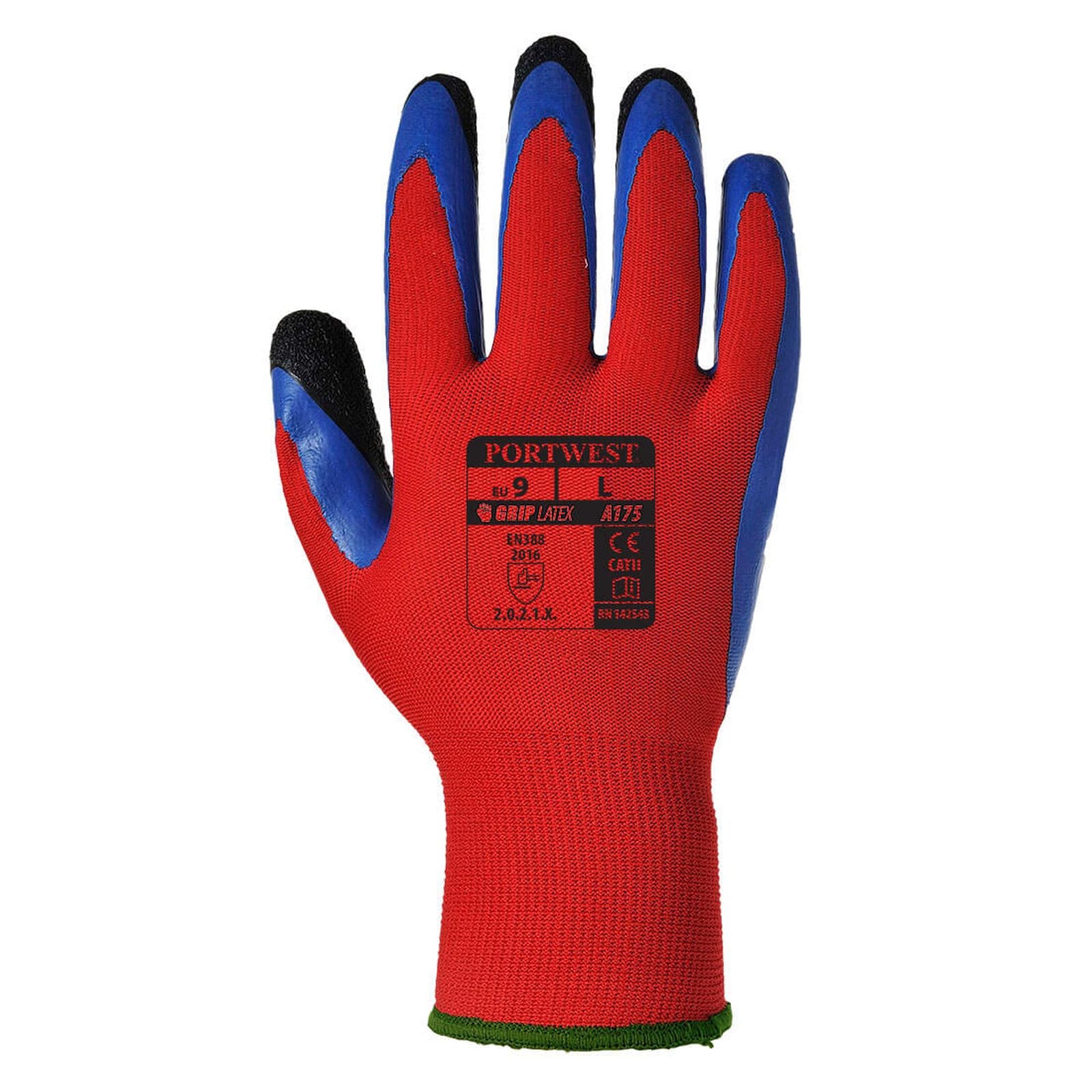 Portwest Handschoenen A175 rood-blauw(R4)