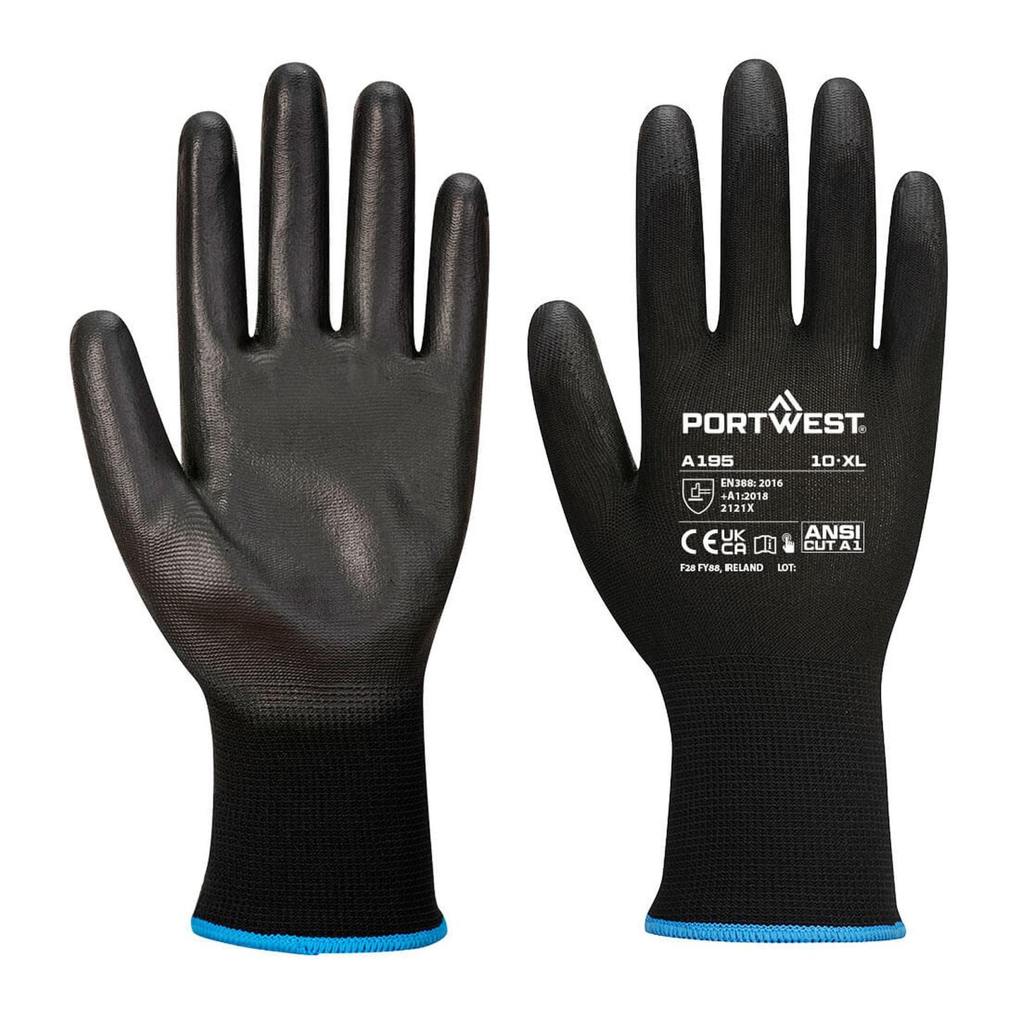 Portwest Handschoenen A195 zwart(K8)