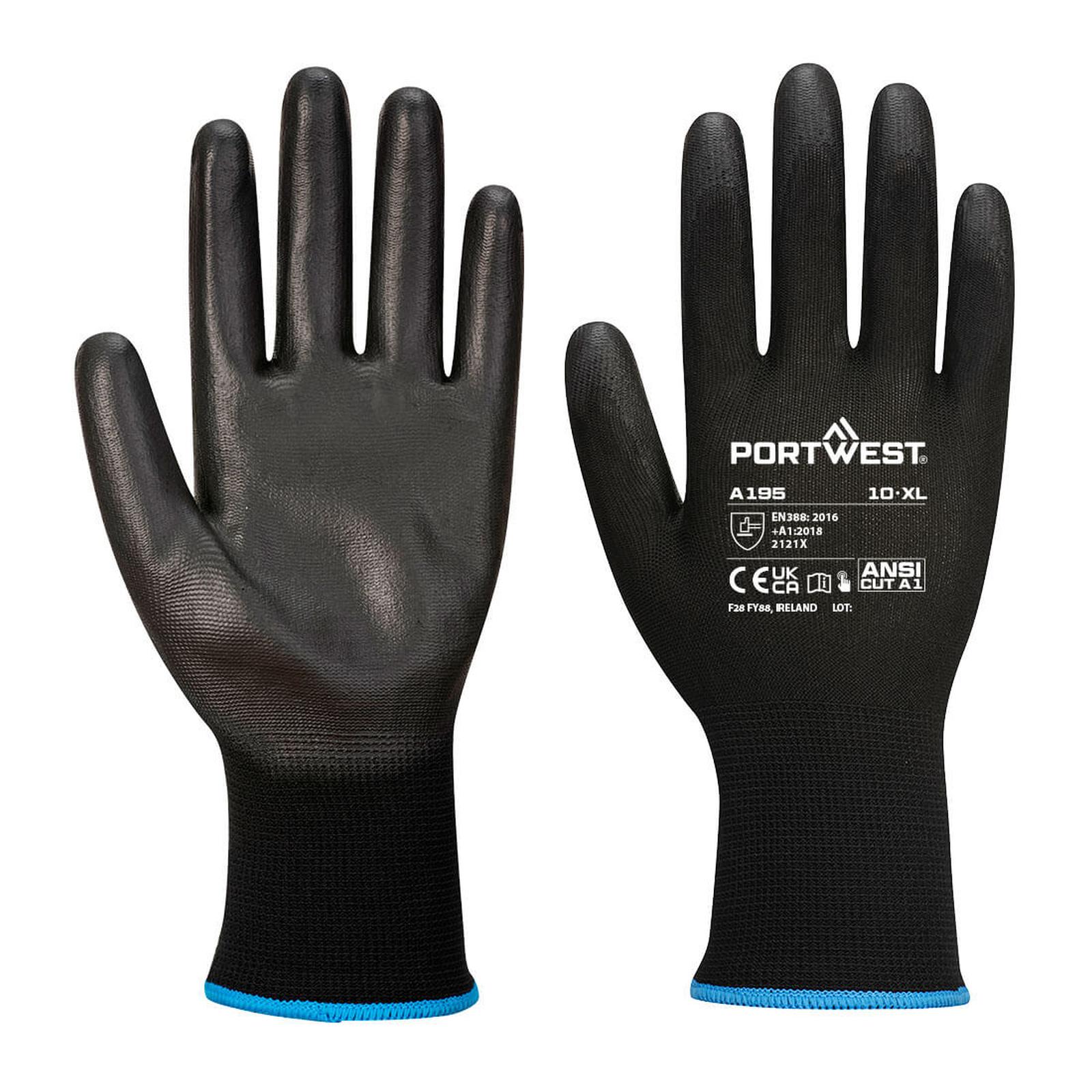 Portwest Handschoenen A195 zwart(K8)