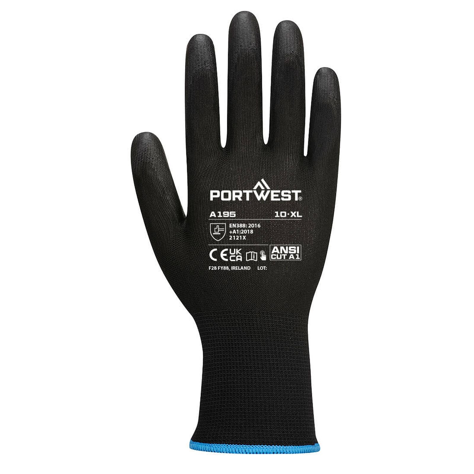 Portwest Handschoenen A195 zwart(K8)
