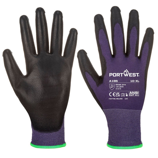 Portwest Handschoenen A195 paars-zwart(U8)