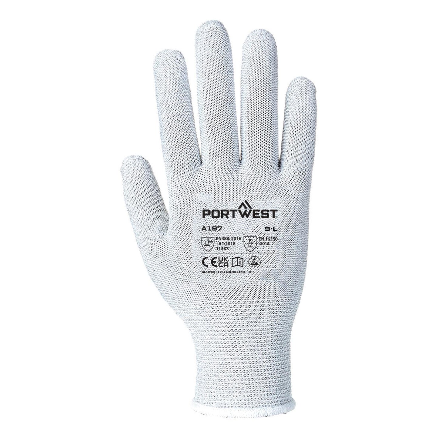 Portwest Handschoenen A197 grijs(GR)