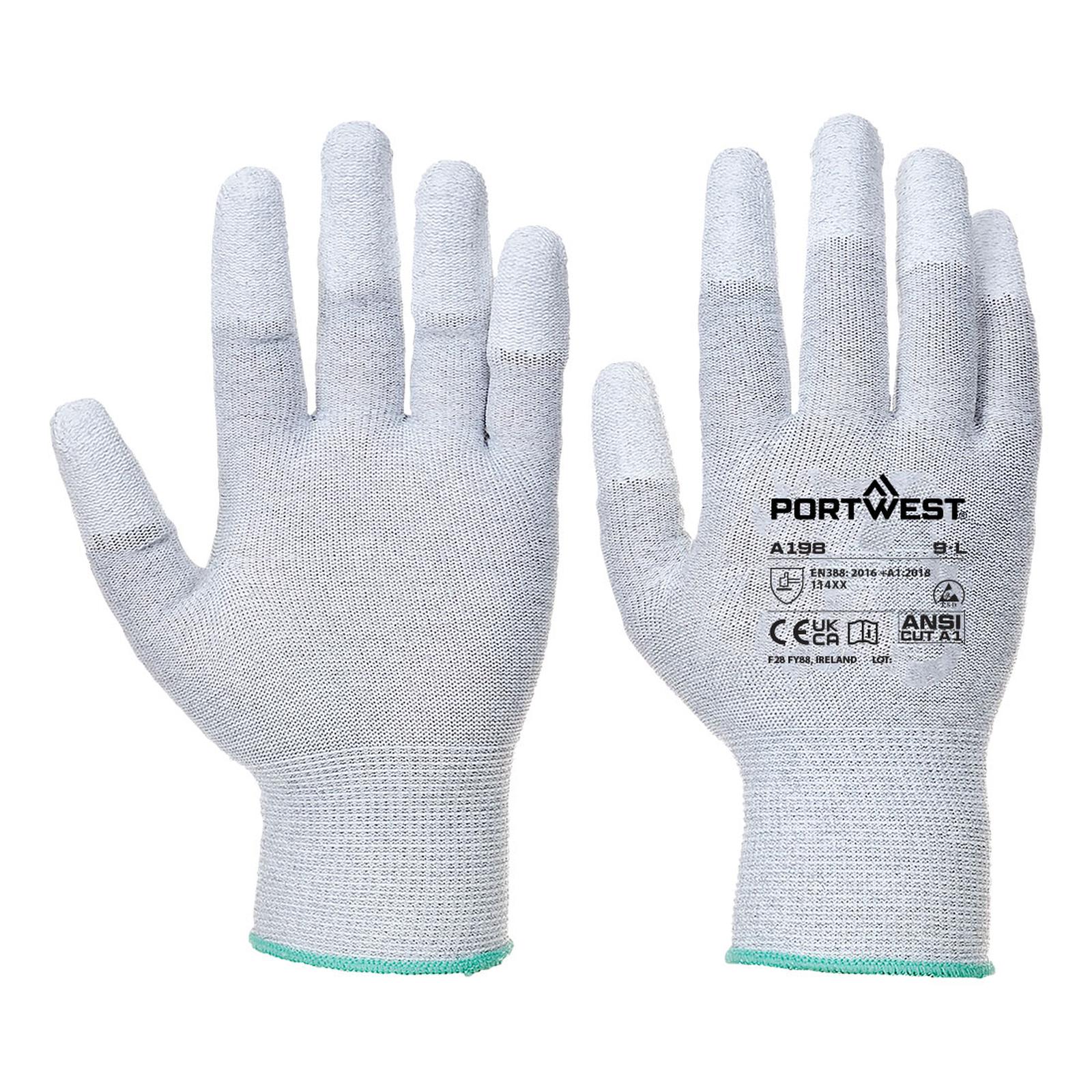 Portwest Handschoenen A198 Antistatisch grijs(GR)