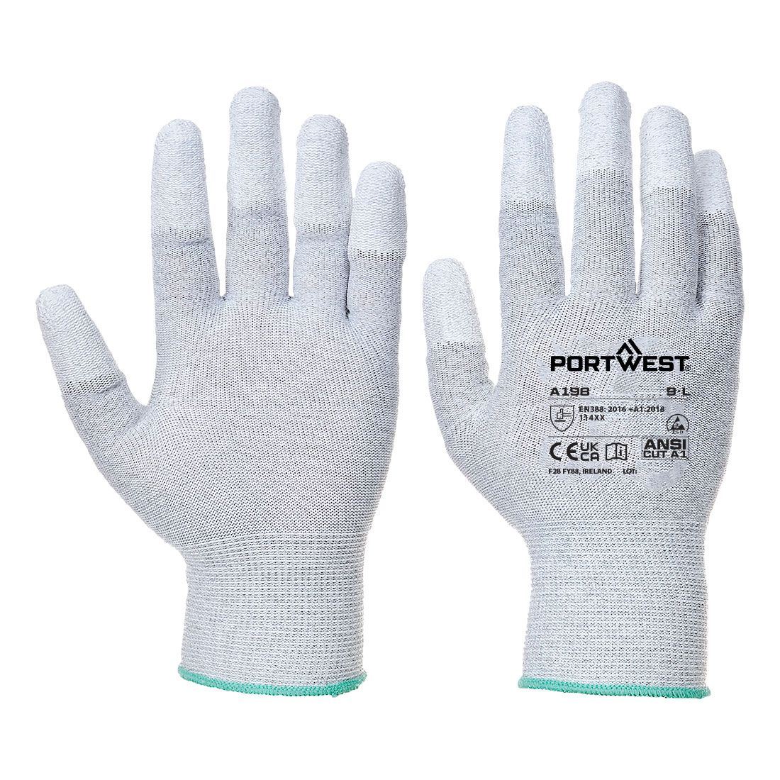 Portwest Handschoenen A198 Antistatisch grijs(GR)