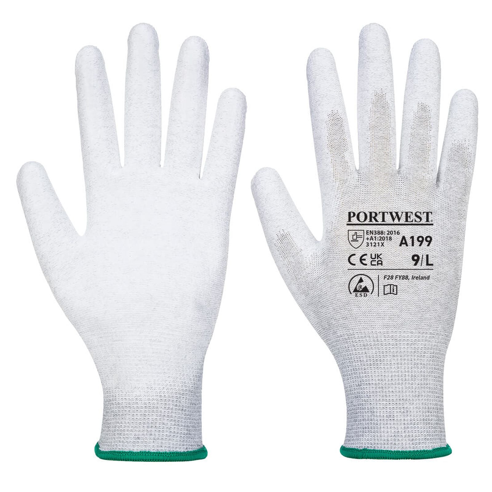 Portwest Handschoenen A199 Antistatisch grijs(GR)