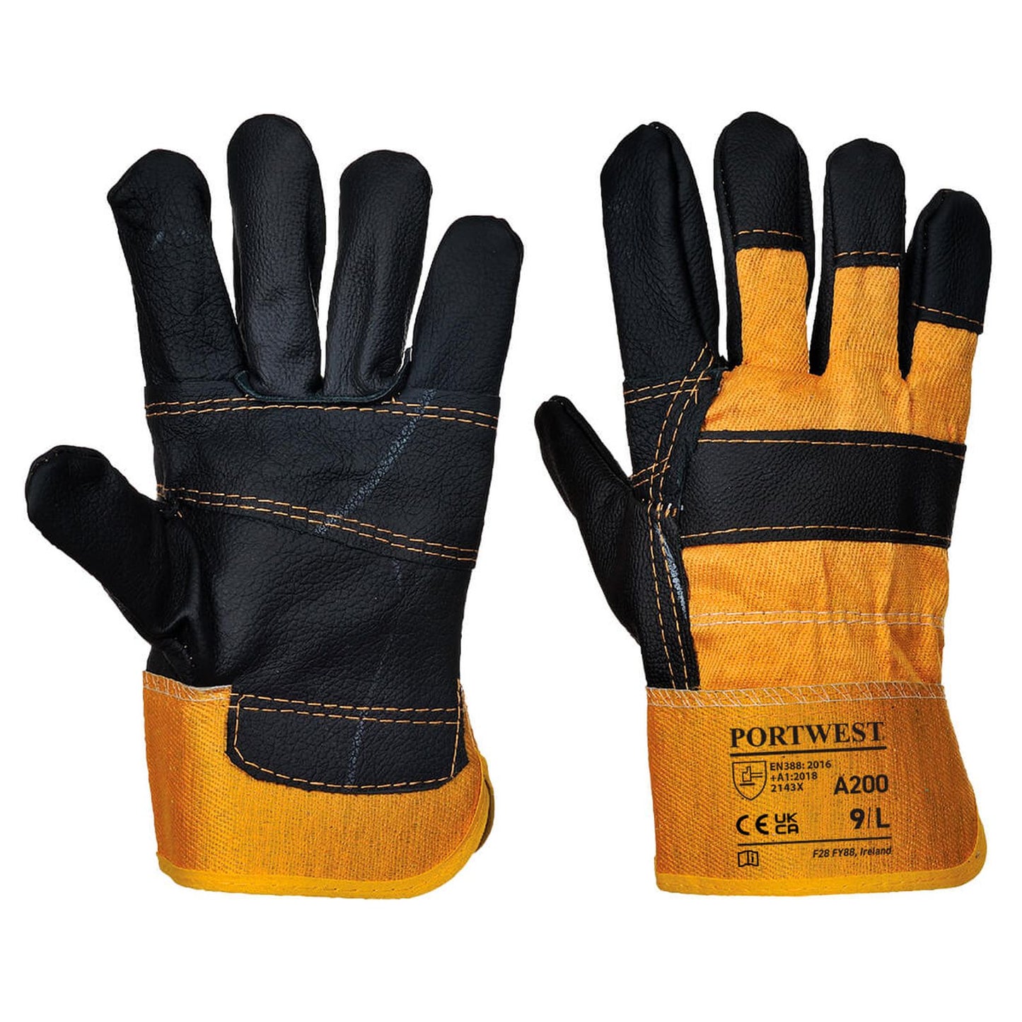 Portwest Handschoenen A200 geel(YE)