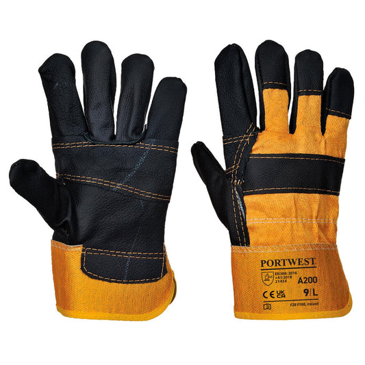 Portwest Handschoenen A200 geel(YE)