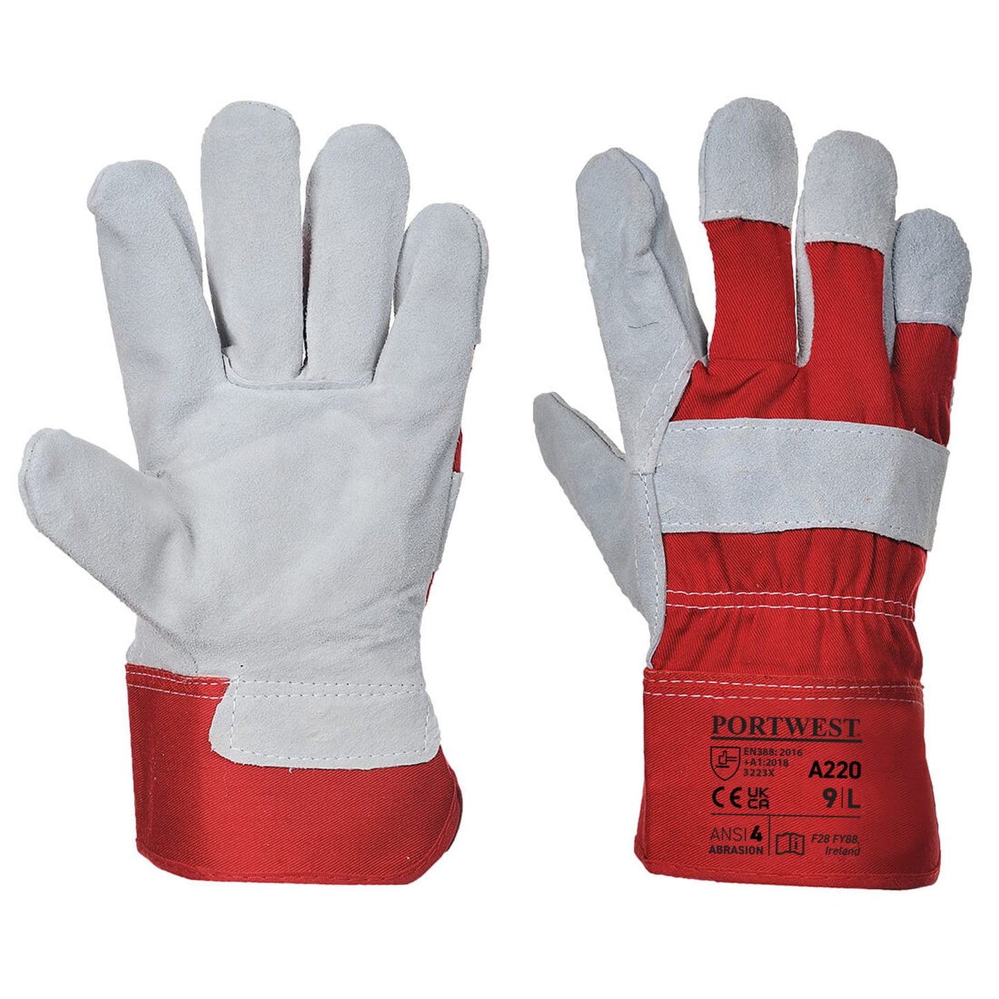 Portwest Handschoenen A220 rood(RE)