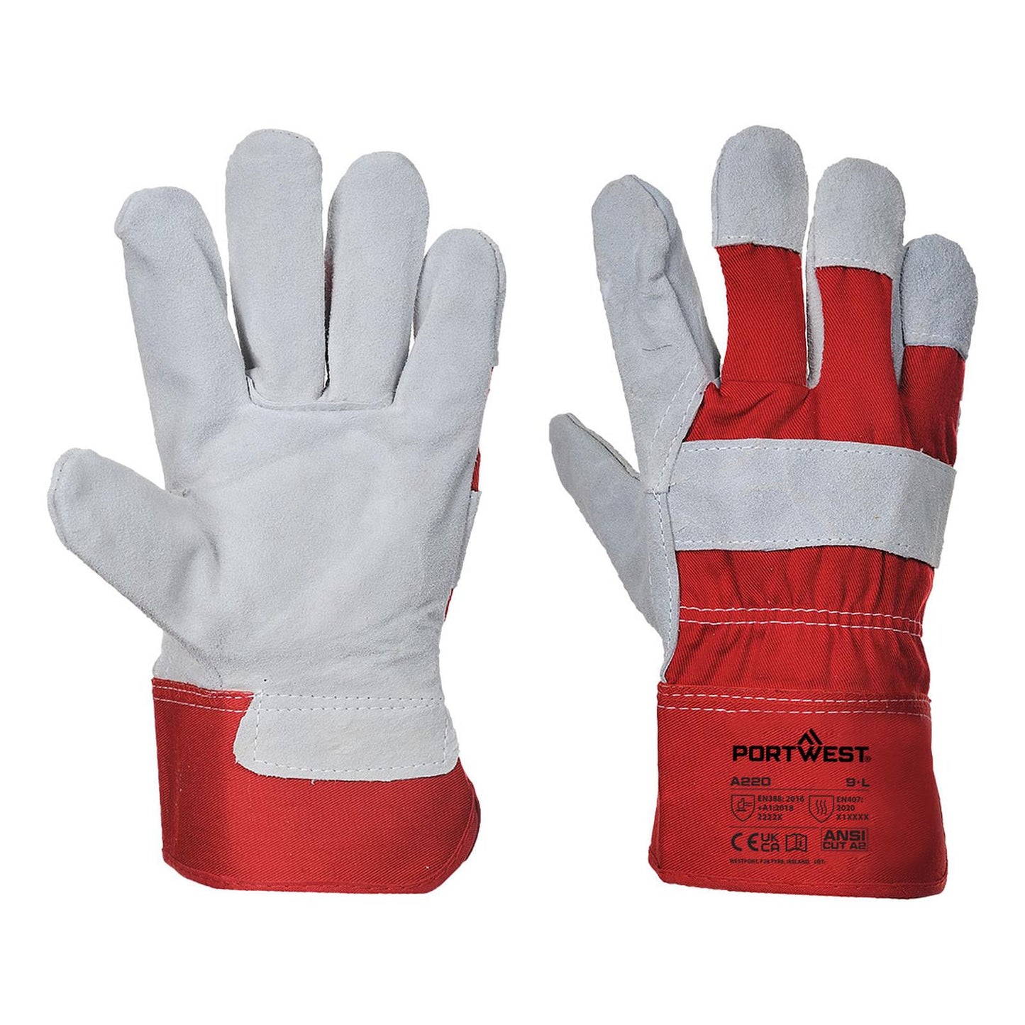 Portwest Handschoenen A220 rood(RE)