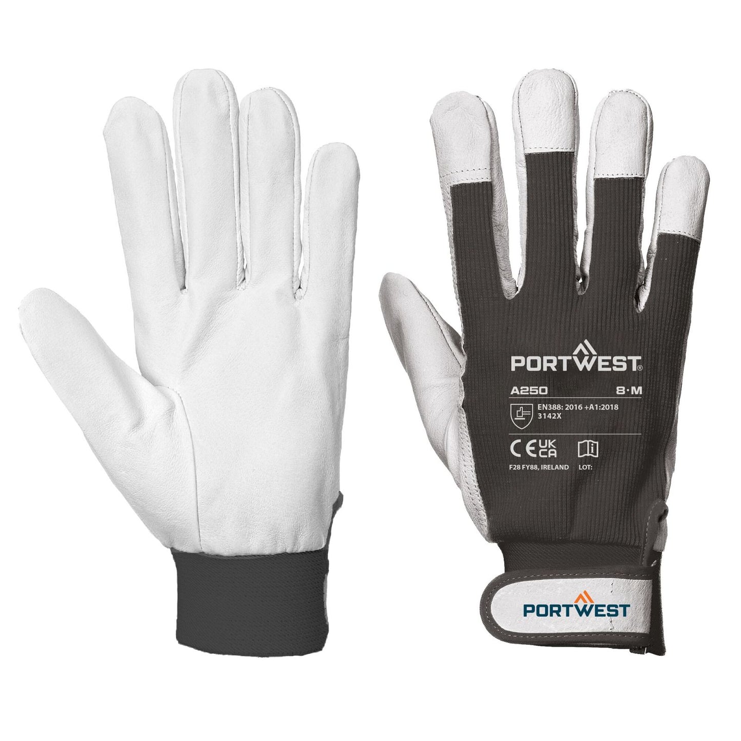 Portwest Handschoenen A250 zwart(BK)
