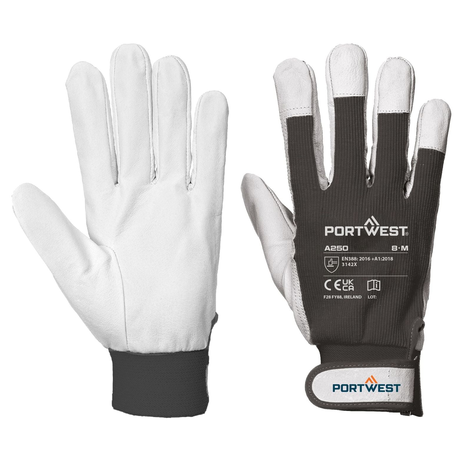 Portwest Handschoenen A250 zwart(BK)