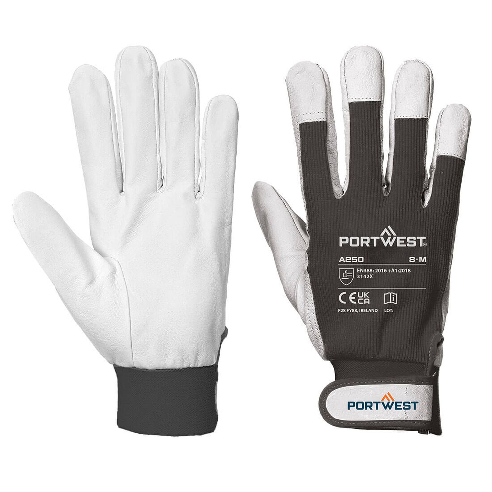 Portwest Handschoenen A250 zwart(BK)
