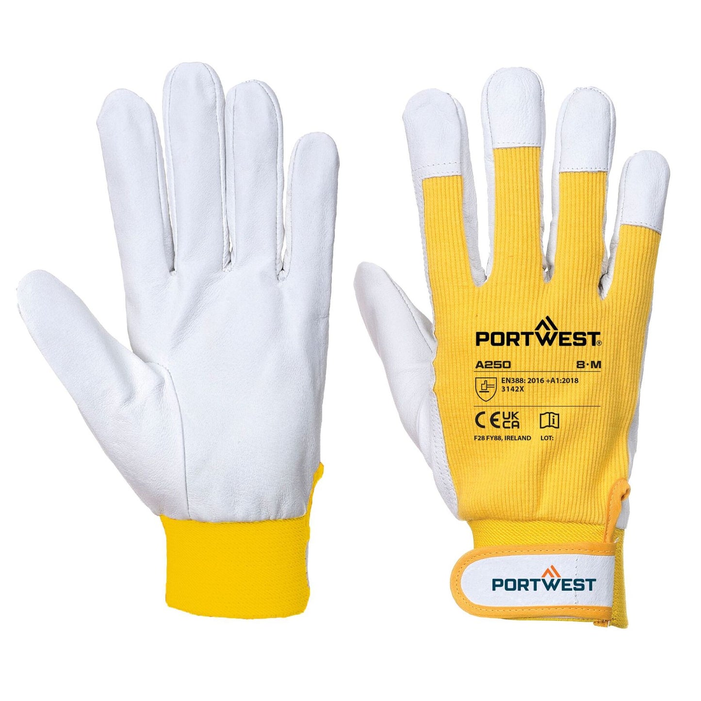Portwest Handschoenen A250 geel(YE)