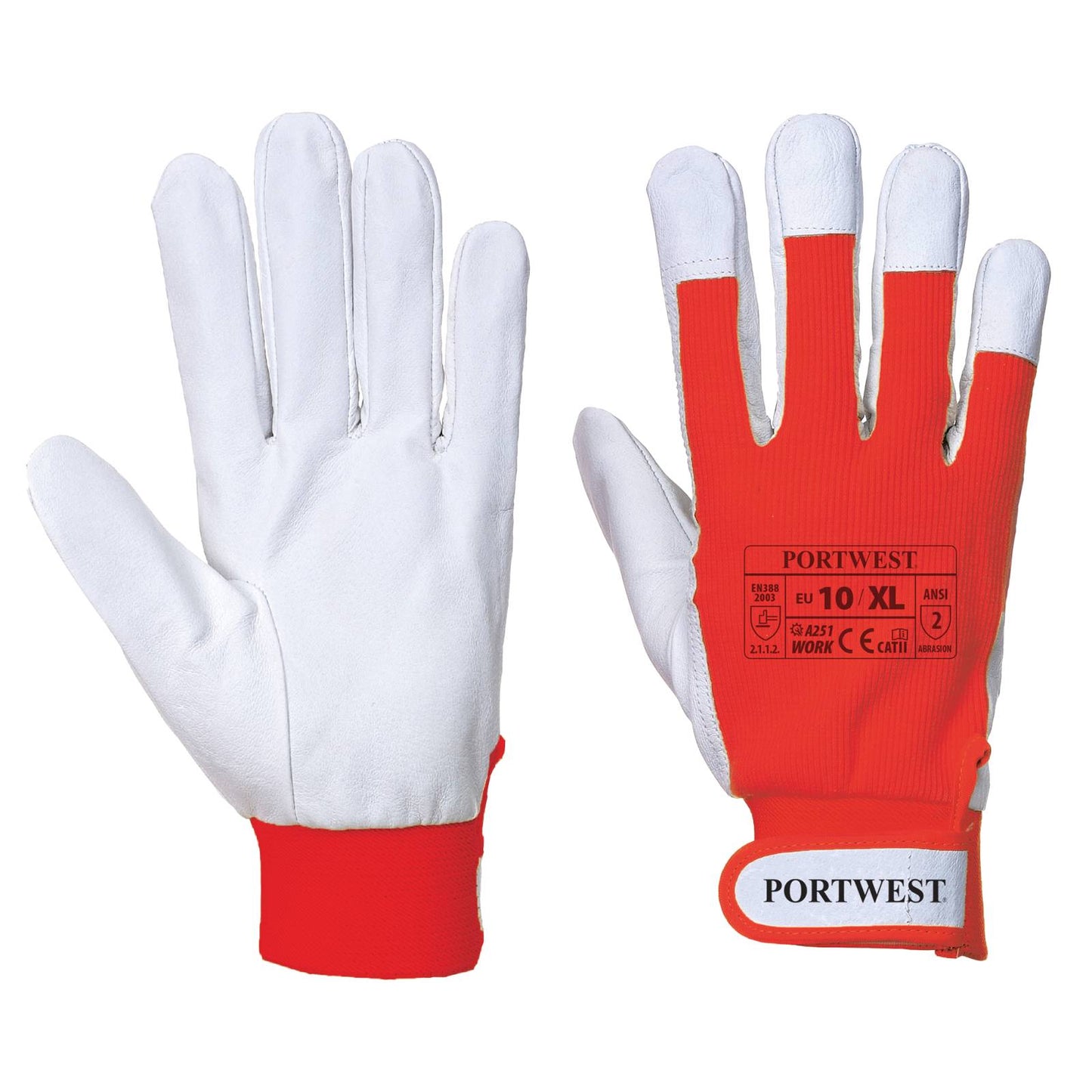 Portwest Tergus Micro Handschoen A251 rood(RE)