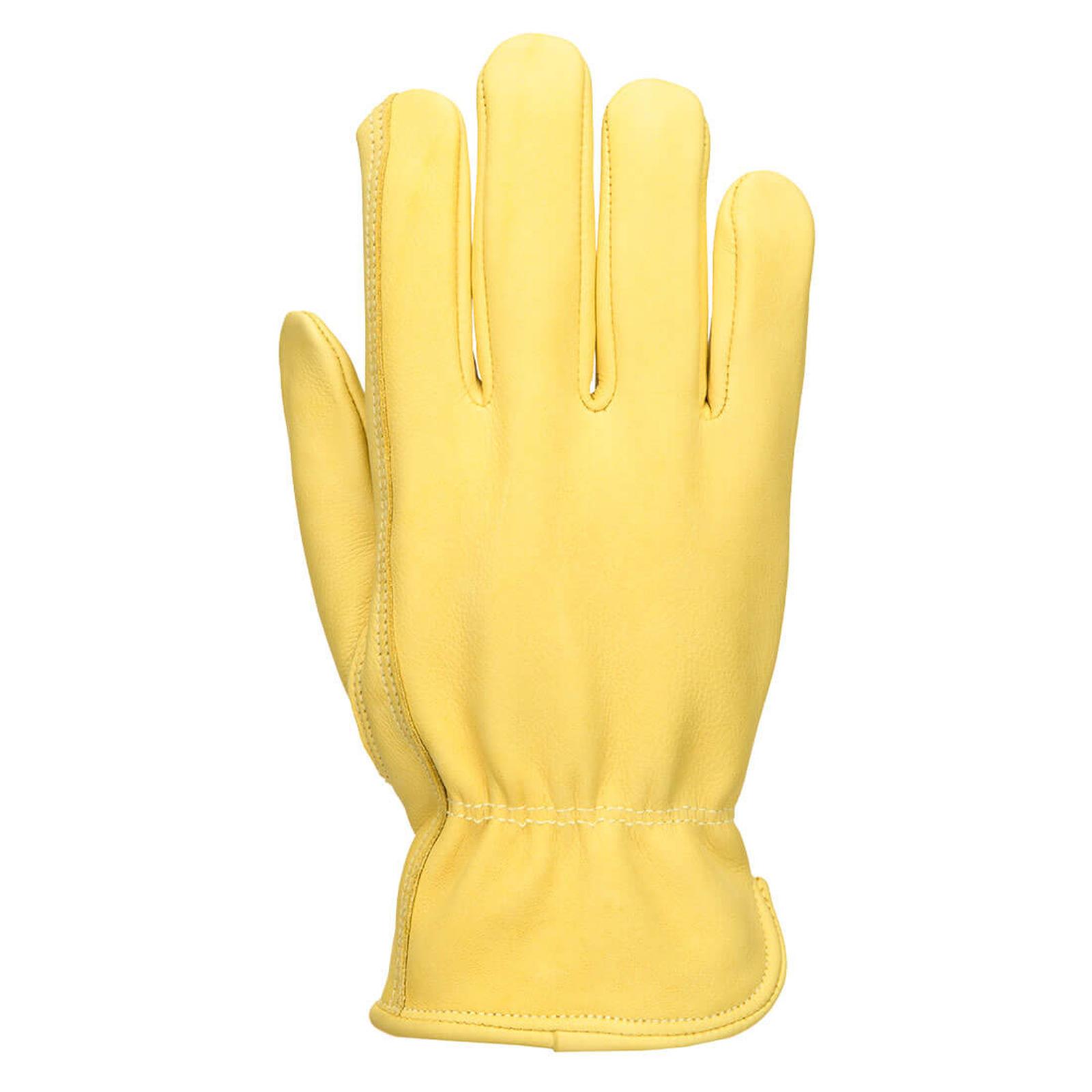 Portwest Driver en Rigger handschoenen Handbescherming Handschoen A270 Klassieke Driver beige(BE)