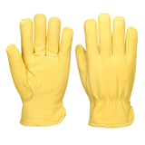 Portwest Driver en Rigger handschoenen Handbescherming Bestuurdershandschoen A271 Gevoerd Leren beige(BE)