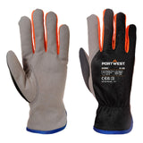 Portwest Handschoenen A280 zwart-oranje(K1)