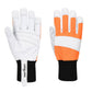 Portwest Specialistische Handschoenen Snijhandschoenen A291 Goat Leather Chainsaw150 Class 1 oranje(OR)