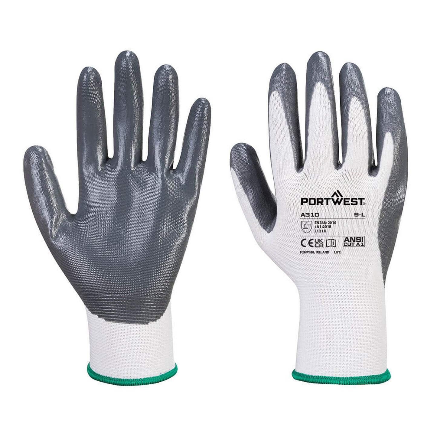 Portwest Handschoenen A310 grijs-wit(GR)