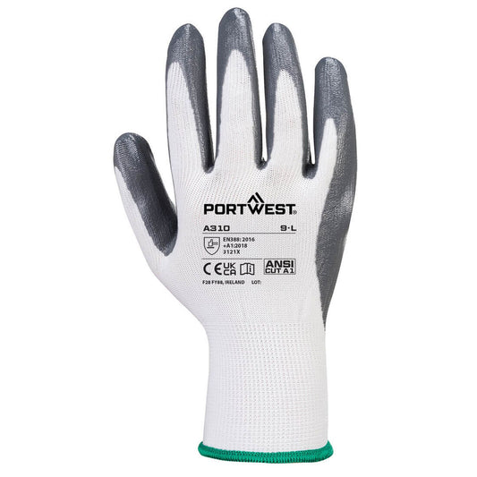 Portwest Handschoenen A310 grijs-wit(GR)