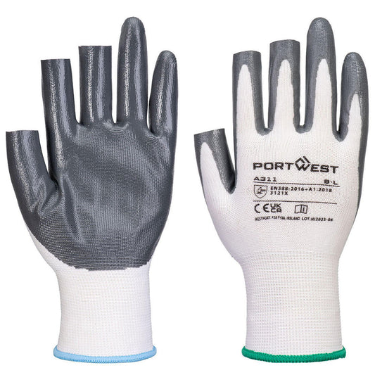 Portwest handschoenen A311 wit-grijs(W7)