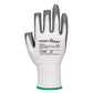 Portwest handschoenen A311 12pk wit-grijs(W7)