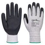 Portwest handschoenen A312 contacthitte olie vet 12pk grijs-zwart(G8)