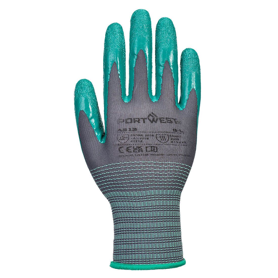 Portwest handschoenen A313 contacthitte vocht 12pk grijs-groen(G3)