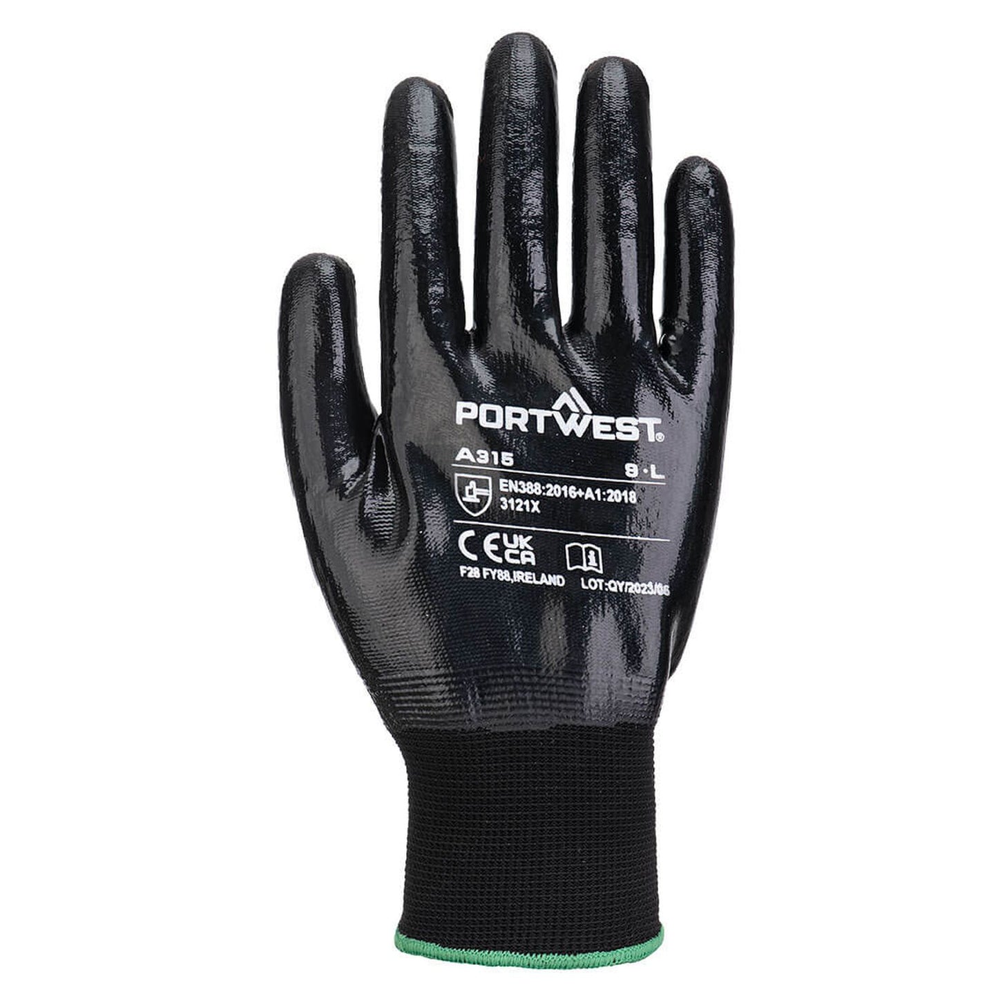 Portwest Handschoenen A315 zwart(K8)