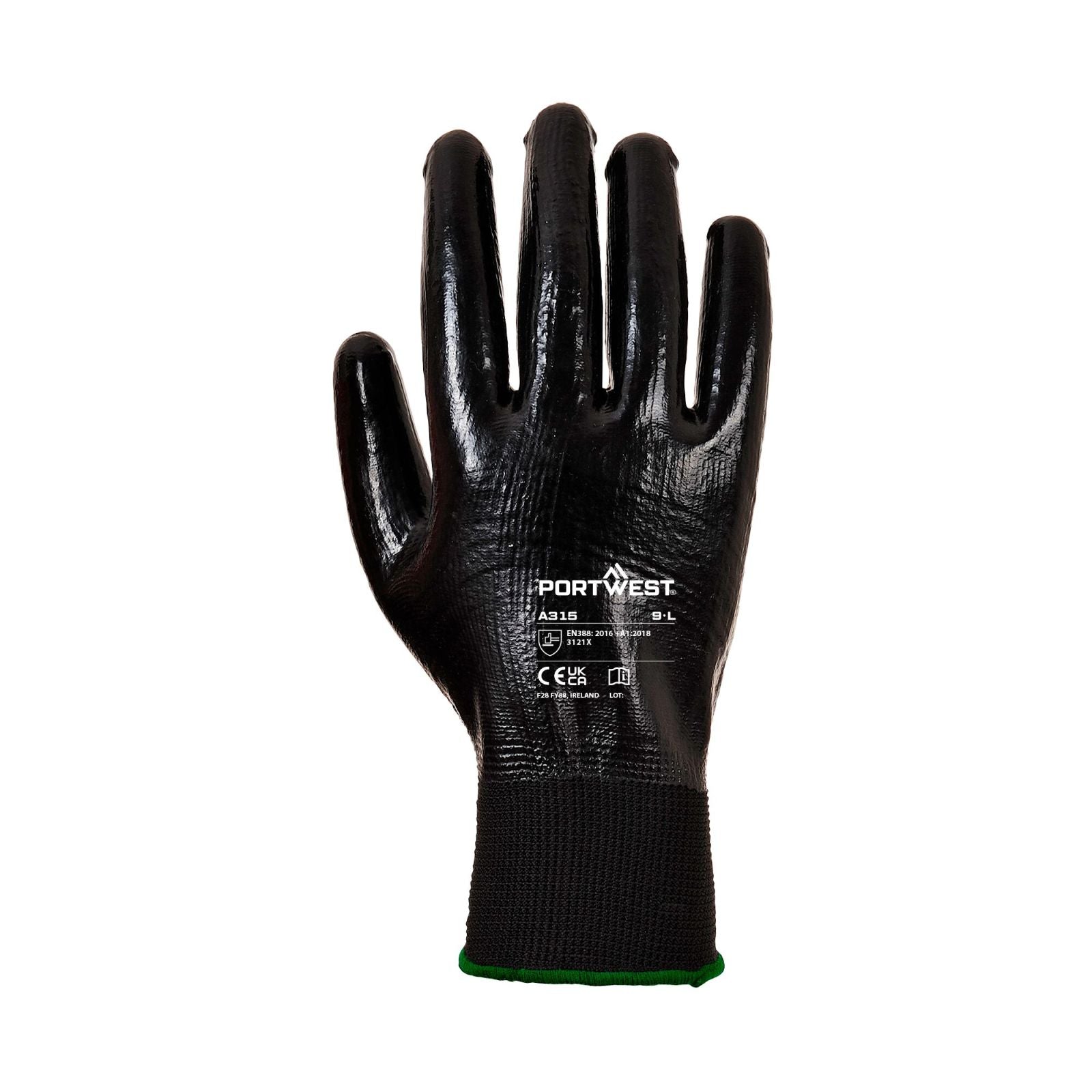 Portwest Handschoenen A315 zwart(K8)