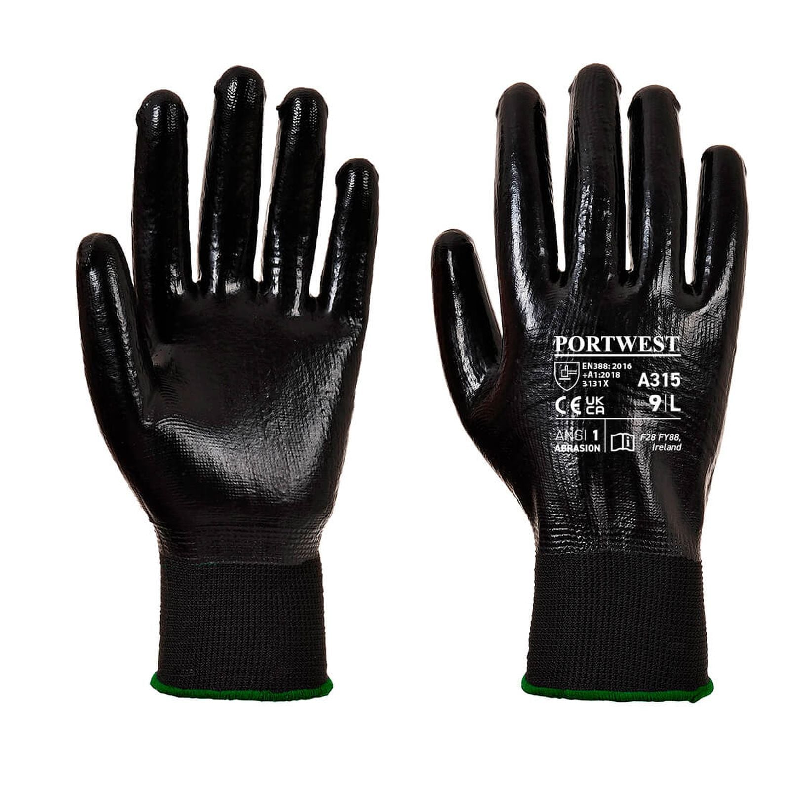 Portwest Handschoenen A315 zwart(K8)