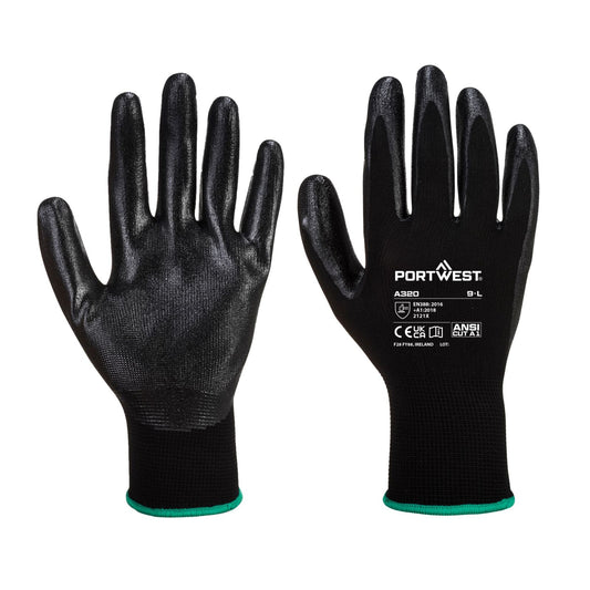 Portwest Handschoenen A320 zwart(BK)