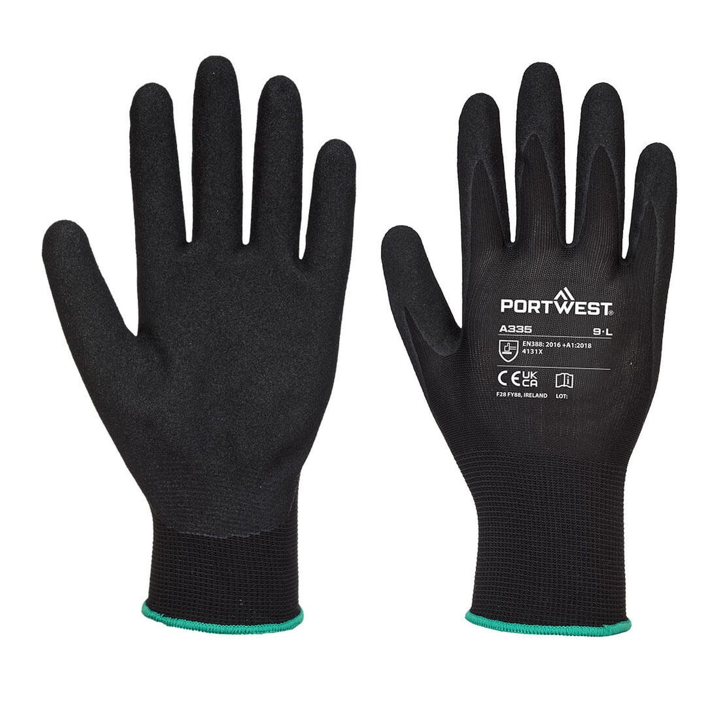 Portwest Handschoenen A335 zwart(K8)
