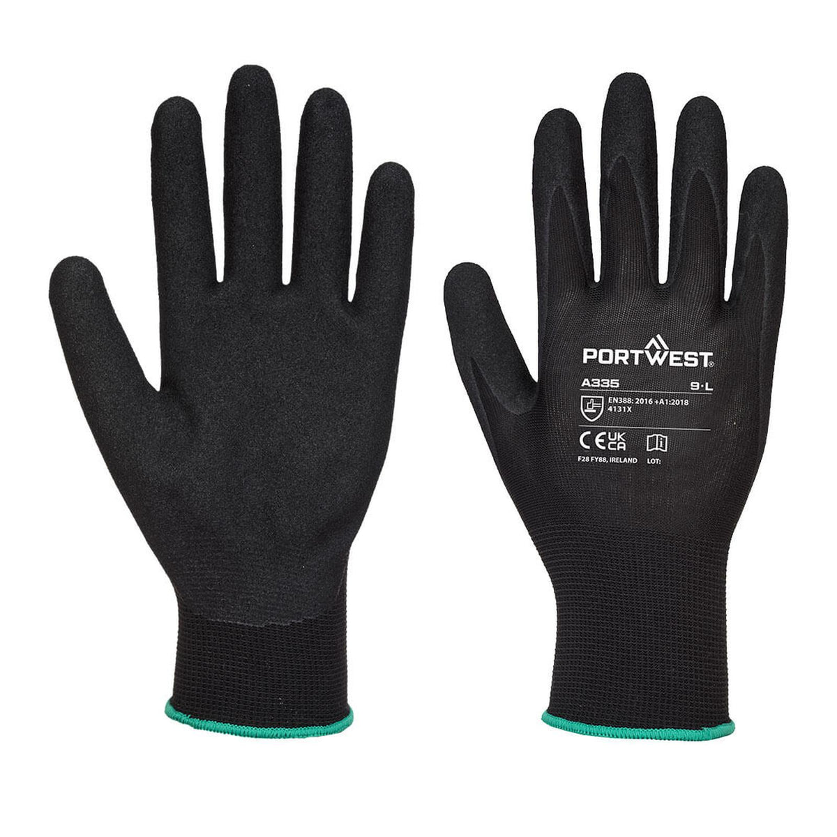 Portwest Handschoenen A335 zwart(K8)