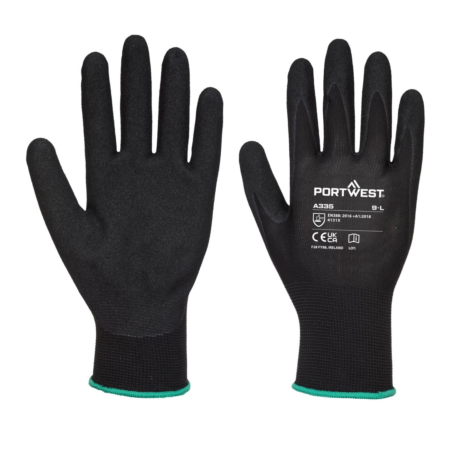 Portwest Handschoenen A335 zwart(K8)