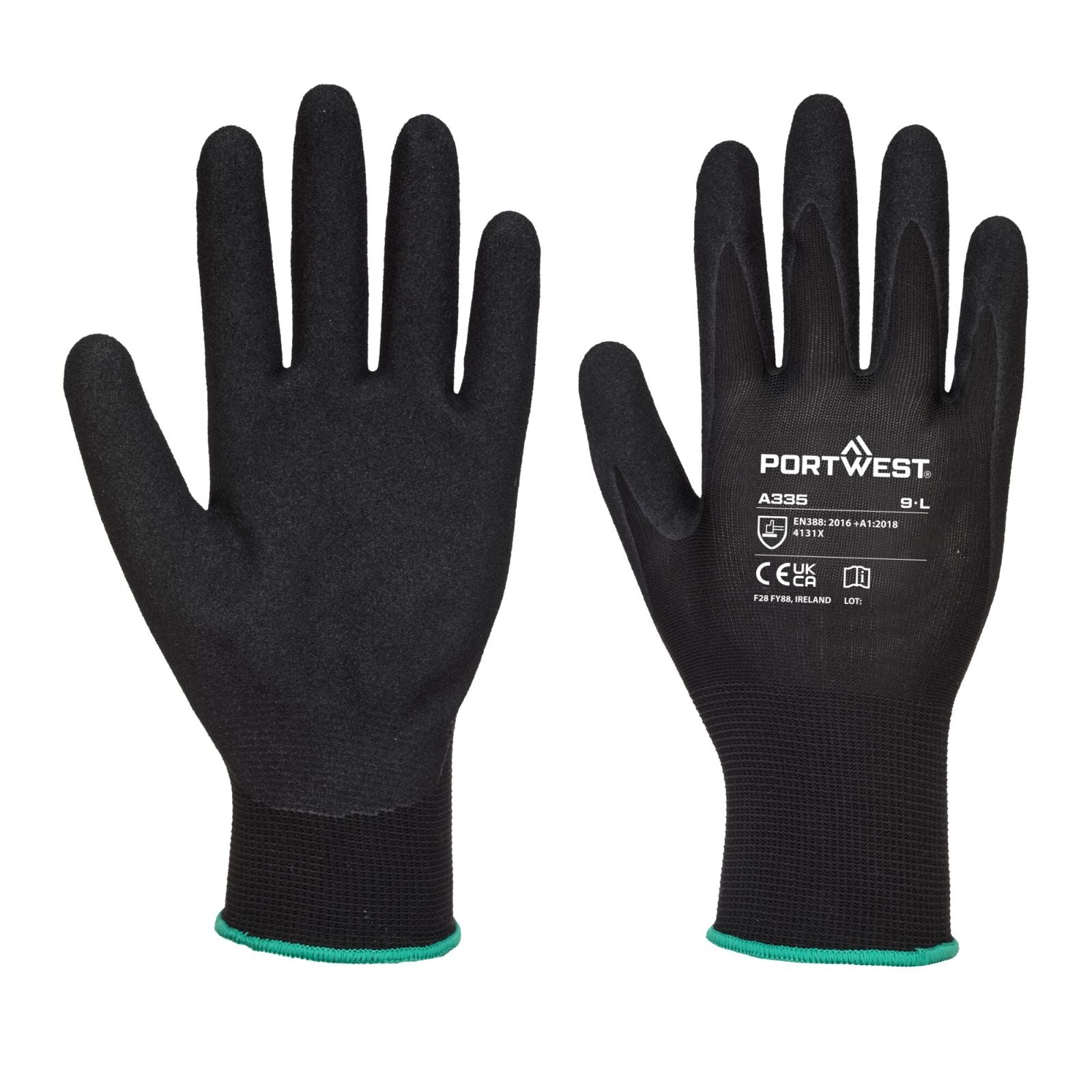 Portwest Handschoenen A335 zwart(K8)