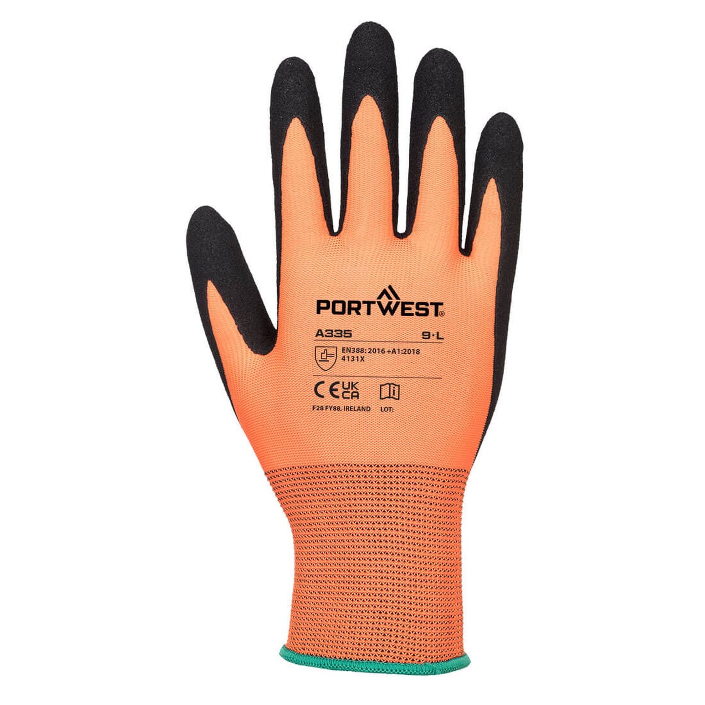 Portwest Handschoenen A335 oranje-zwart(O8)