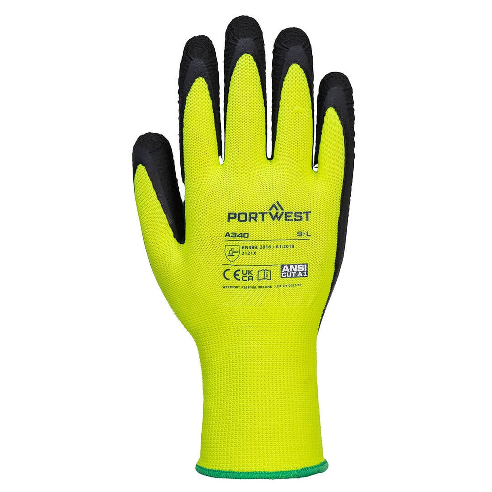 Portwest Handschoenen A340 geel(YE)