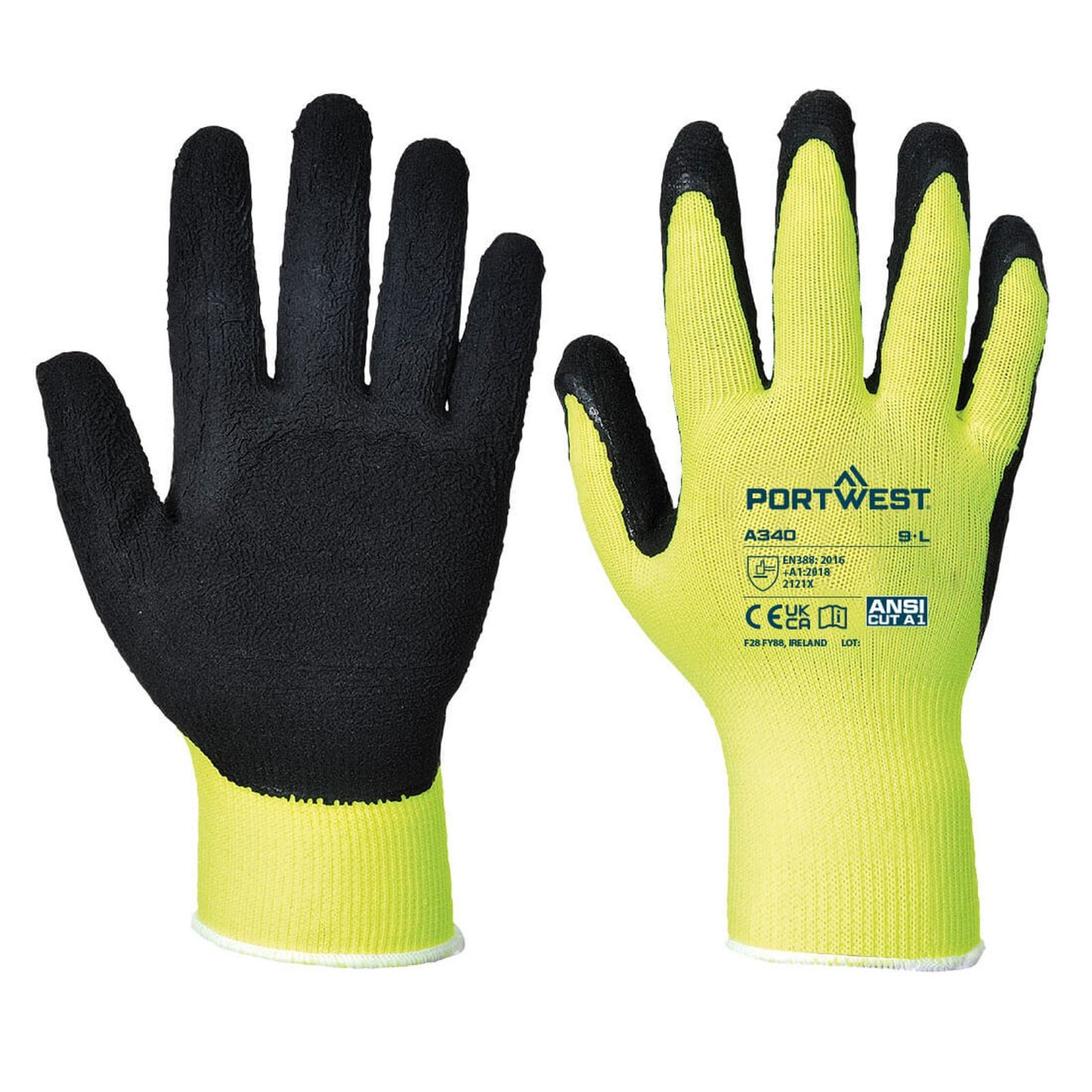 Portwest Handschoenen A340 geel(YE)