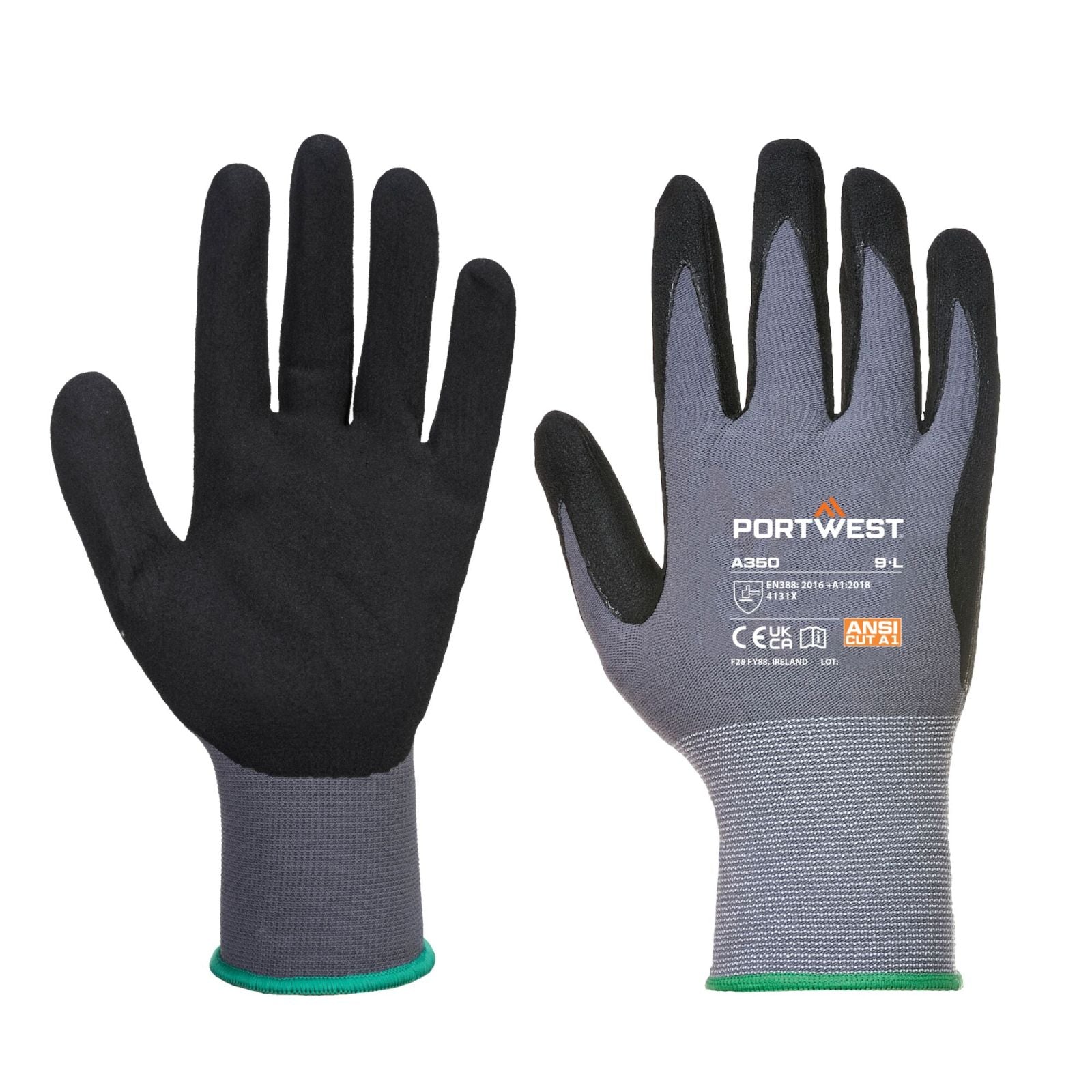 Portwest Handschoenen A350 zwart(BK)