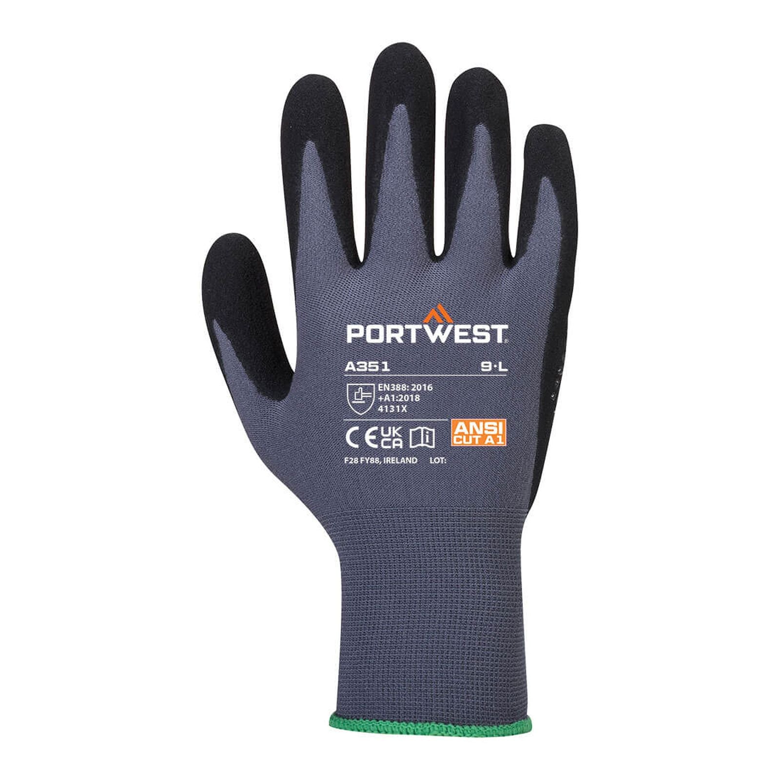 Portwest Handschoenen A351 grijs-zwart(G8)