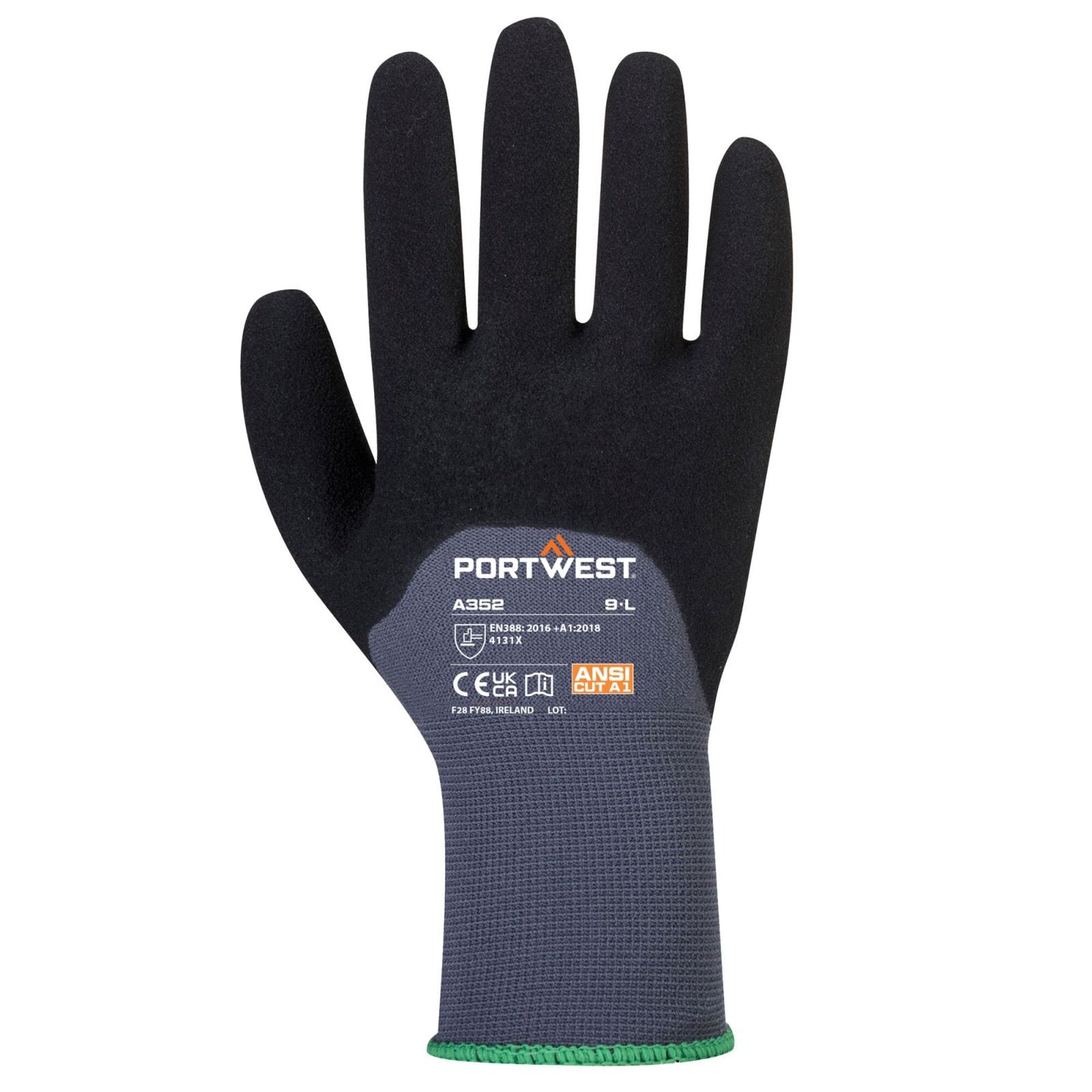 Portwest Handschoenen A352 grijs-zwart(G8)