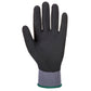 Portwest Algemeen Gebruik Handbescherming Handschoen A354 Dermi Flex Ultra Pro Handschoen - PU/Nitril Korrelig zwart(K8)