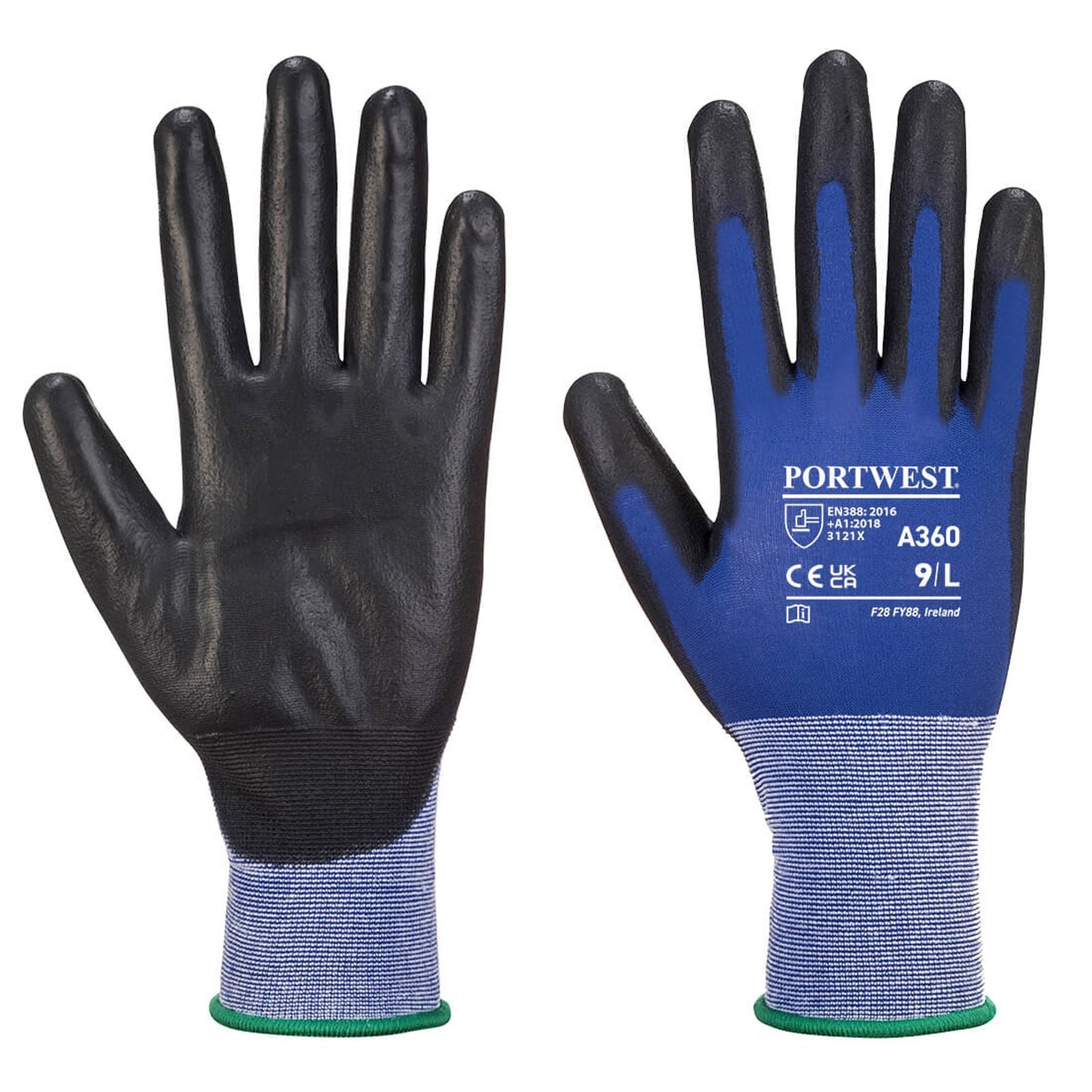 Portwest Handschoenen A360 blauw-zwart(B8)