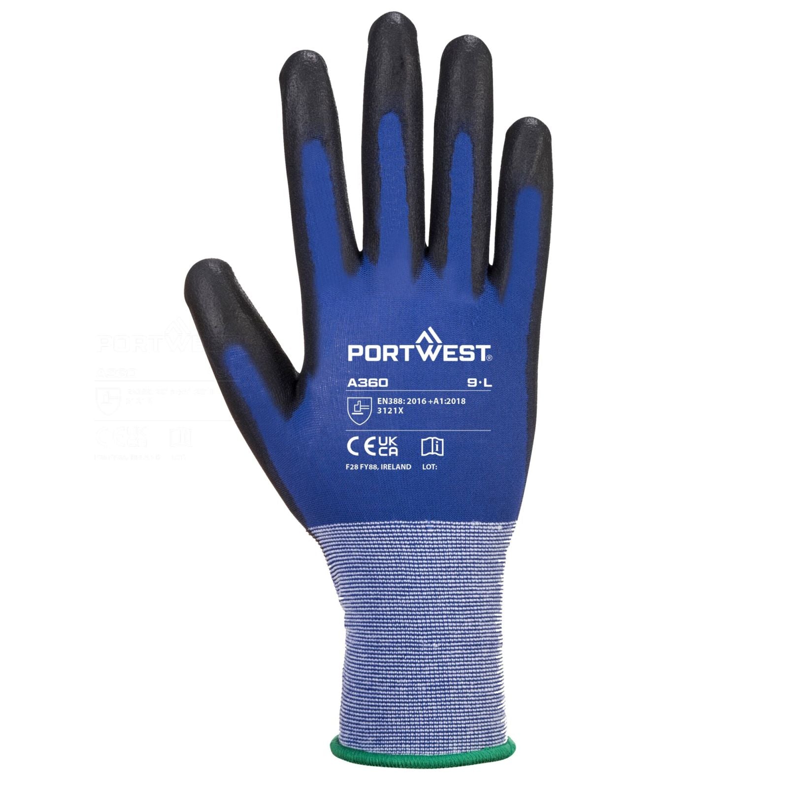 Portwest Handschoenen A360 blauw-zwart(B8)