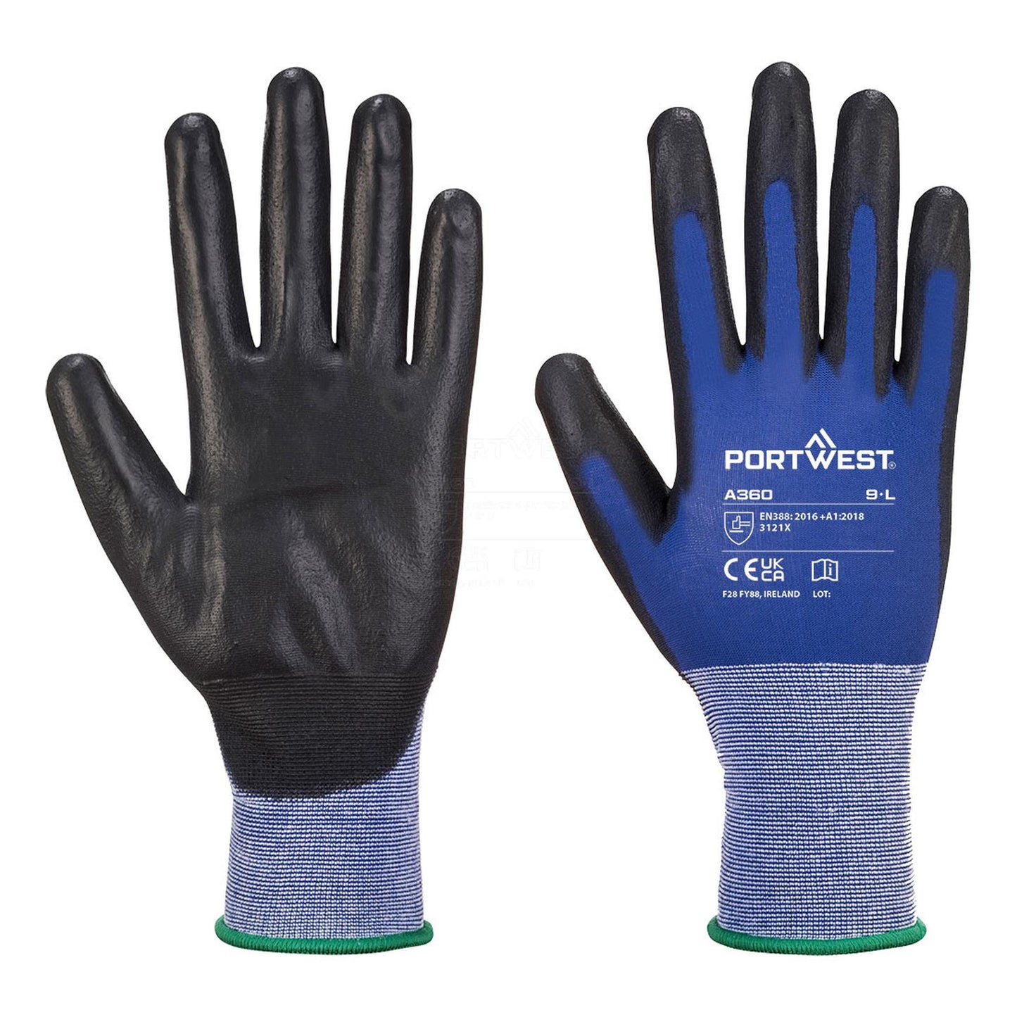 Portwest Handschoenen A360 blauw-zwart(B8)